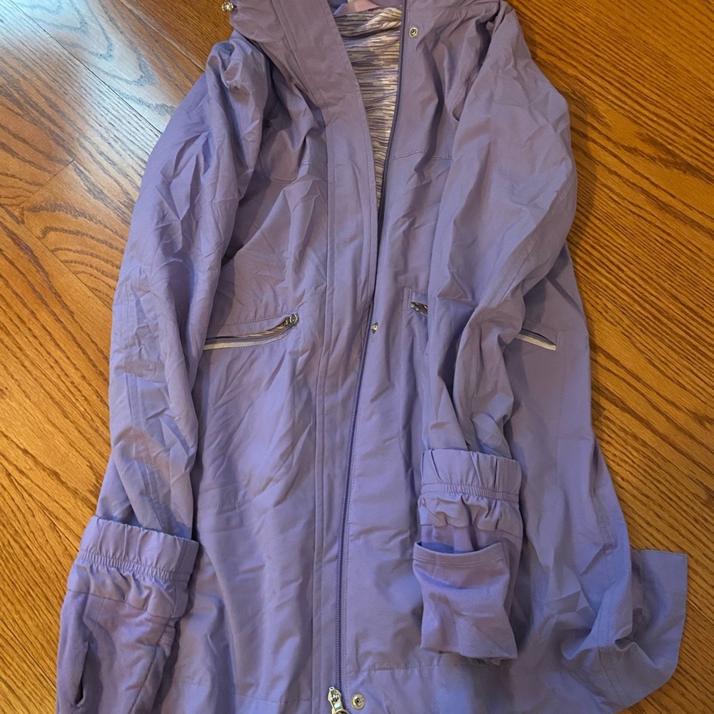 Ivivva purple rain jacket.